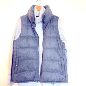Old Navy Gray Puffer Vest